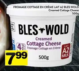 Supermarché PA FROMAGE COTTAGE EN CRÈME LAIT A2 BLES WOLD | Creamed Cottage Cheese offer