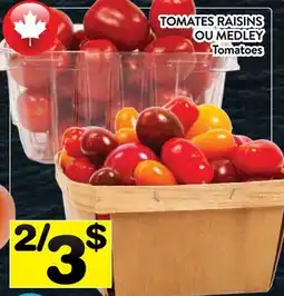 Supermarché PA TOMATES RAISINS OU MEDLEY | Tomatoes offer