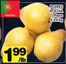 Supermarché PA POIRES ROCHA | Pears offer