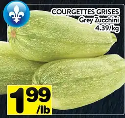 Supermarché PA COURGETTES GRISES | Grey Zucchini offer