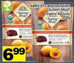 Supermarché PA ABRICOTS BIOLOGIQUES SUNNY FRUIT | Organic Apricots offer