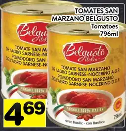 Supermarché PA TOMATES SAN MARZANO BELGUSTO | Tomatoes offer