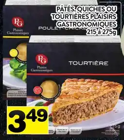Supermarché PA PÂTÉS, QUICHES OU TOURTIÈRES PLAISIRS GASTRONOMIQUES offer
