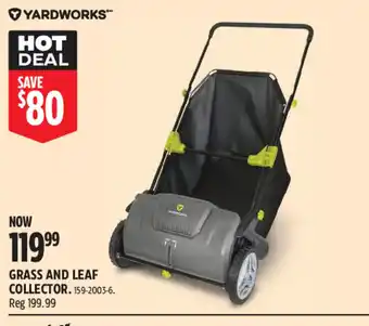 Yardworks grass and leaf collector