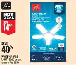 Canadian Tire Globe white garage light offer