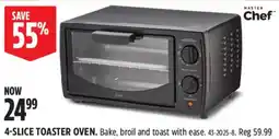 Canadian Tire Masterchef 4-slice toaster oven offer