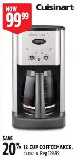 Canadian Tire Cuisinart 12-cup coffeemaker offer