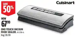 Canadian Tire Cuisinart one-touch vacuum food sealer offer