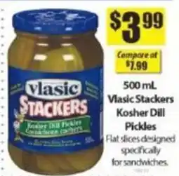 Bianca Amor Vlasic stackers kosher dill pickles offer