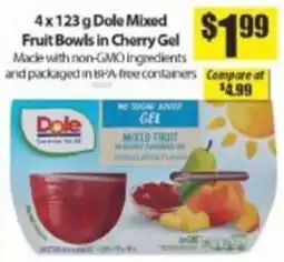 Bianca Amor Dole mixed fruit bowls in cherry gel offer
