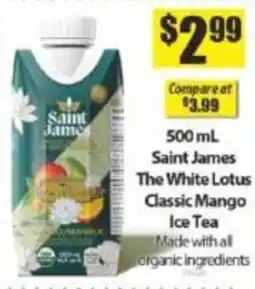 Bianca Amor Saint James The White Lotus Classic Mango Ice Tea offer