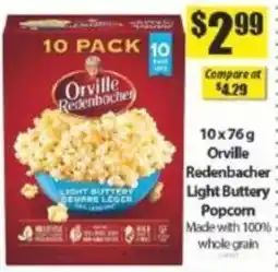 Bianca Amor Orville Redenbacher Light Buttery Popcorn offer