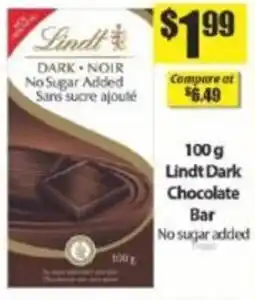 Bianca Amor Lindt dark chocolate bar offer