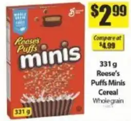 Bianca Amor Reese's Puffs Minis Cereal offer