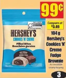 Bianca Amor Hershey's cookies n' creme fudge brownie offer