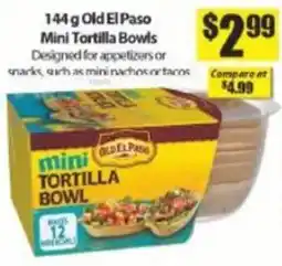 Bianca Amor Old El Paso mini tortilla bowl offer