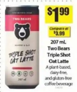 Bianca Amor Two Bears triple shot oat latte offer