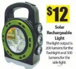 Bianca Amor DUAL Solar Rechargeable Light offer