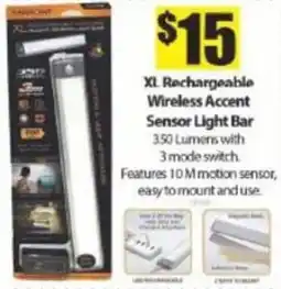 Bianca Amor Karpont xl rechargeable wireless accent sensor light bar offer