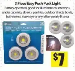 Bianca Amor Fizzen 3 piece easy push puck lights offer