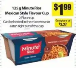 Bianca Amor Minute Rice Mexican Style Flavour Cup offer