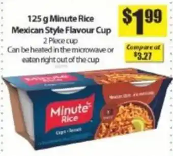 Minute Rice Mexican Style Flavour Cup