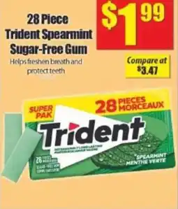 Bianca Amor Trident spearmint sugar-free gum offer