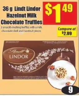 Bianca Amor Lindt Lindor Hazelnut Milk Chocolate Truffles offer