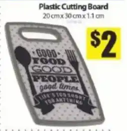 Bianca Amor Plastic Cutting Board offer