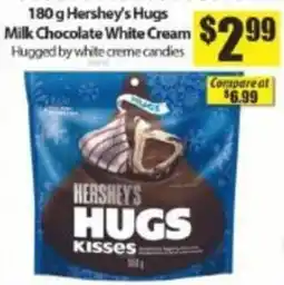 Bianca Amor Hershey's hugs milk chocolate white cream offer