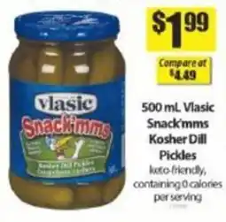 Bianca Amor Vlasic snack'mms kosher dill pickles offer