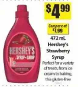 Bianca Amor Hershey's strawberry syrup offer
