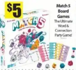 Bianca Amor Match 5 Board Games offer
