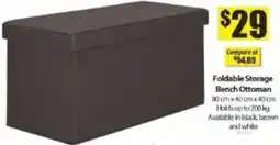 Bianca Amor Foldable Storage Bench Ottoman offer