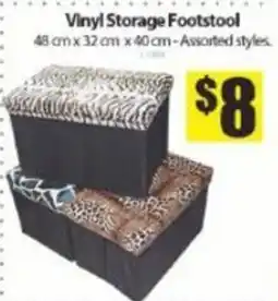 Bianca Amor Vinyl Storage Footstool offer