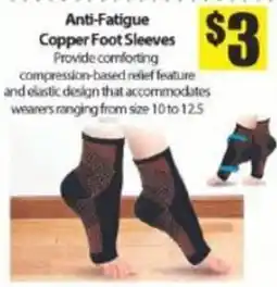 Bianca Amor Anti-Fatigue Copper Foot Sleeves offer