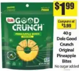 Bianca Amor Dole good crunch pineapple bites offer