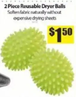 Bianca Amor 2 piece reusable dryer balls offer