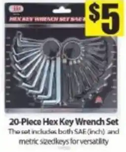 Bianca Amor 3M 20-Piece Hex Key Wrench Set offer