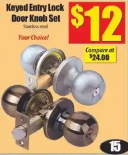 Bianca Amor Keyed Entry Lock Door Knob Set offer