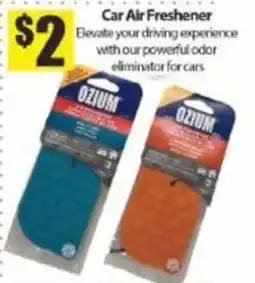 Bianca Amor Ozium car air freshener offer