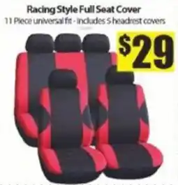 Bianca Amor Racing Style Full Seat Cover offer