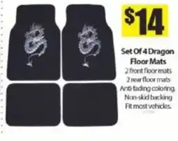 Bianca Amor Set Of 4 Dragon Floor Mats offer