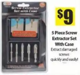 Bianca Amor 5 Piece Screw Extractor Set With Case offer