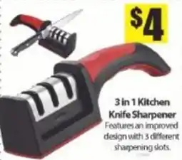 Bianca Amor 3 in 1 Kitchen Knife Sharpener offer
