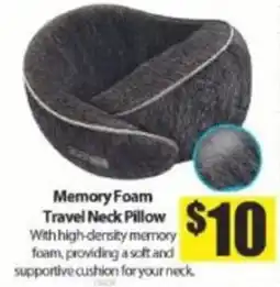 Bianca Amor Memory Foam Travel Neck Pillow offer