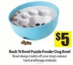 Bianca Amor Rock 'N Bowl Puzzle Feeder Dog Bowl offer