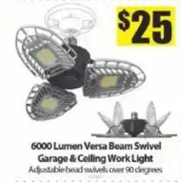 Bianca Amor 6000 Lumen Versa Beam Swivel Garage & Ceiling Work Light offer