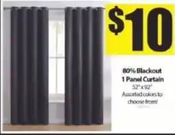 Bianca Amor 80% Blackout 1 Panel Curtain offer