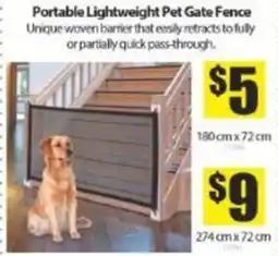 Bianca Amor Portable Lightweight Pet Gate Fence offer